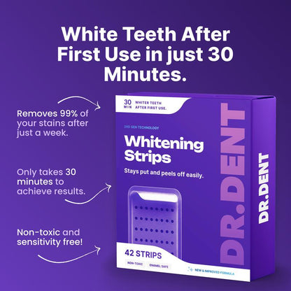 Instant Radiance Purple Whitening Strips