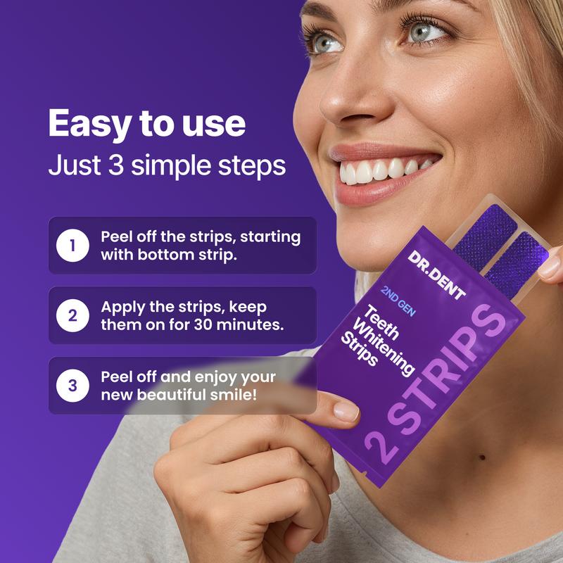Instant Radiance Purple Whitening Strips