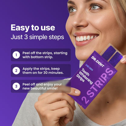 Instant Radiance Purple Whitening Strips